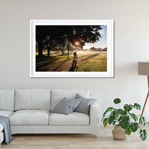 Boy Cycling_Hagley Park, Christchurch