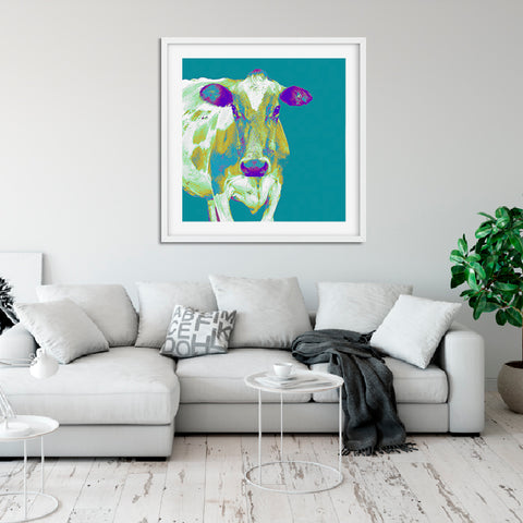 Turquoise Cow